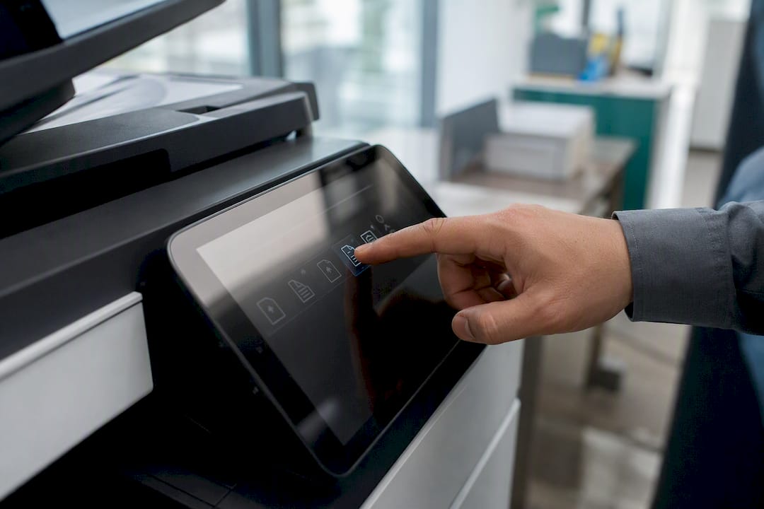 Hand setting duplex printing on printer
