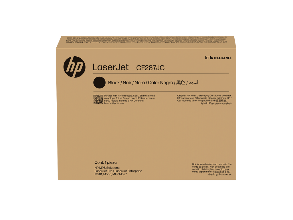 HP CF287JC Black WW  Toner Cartridge
