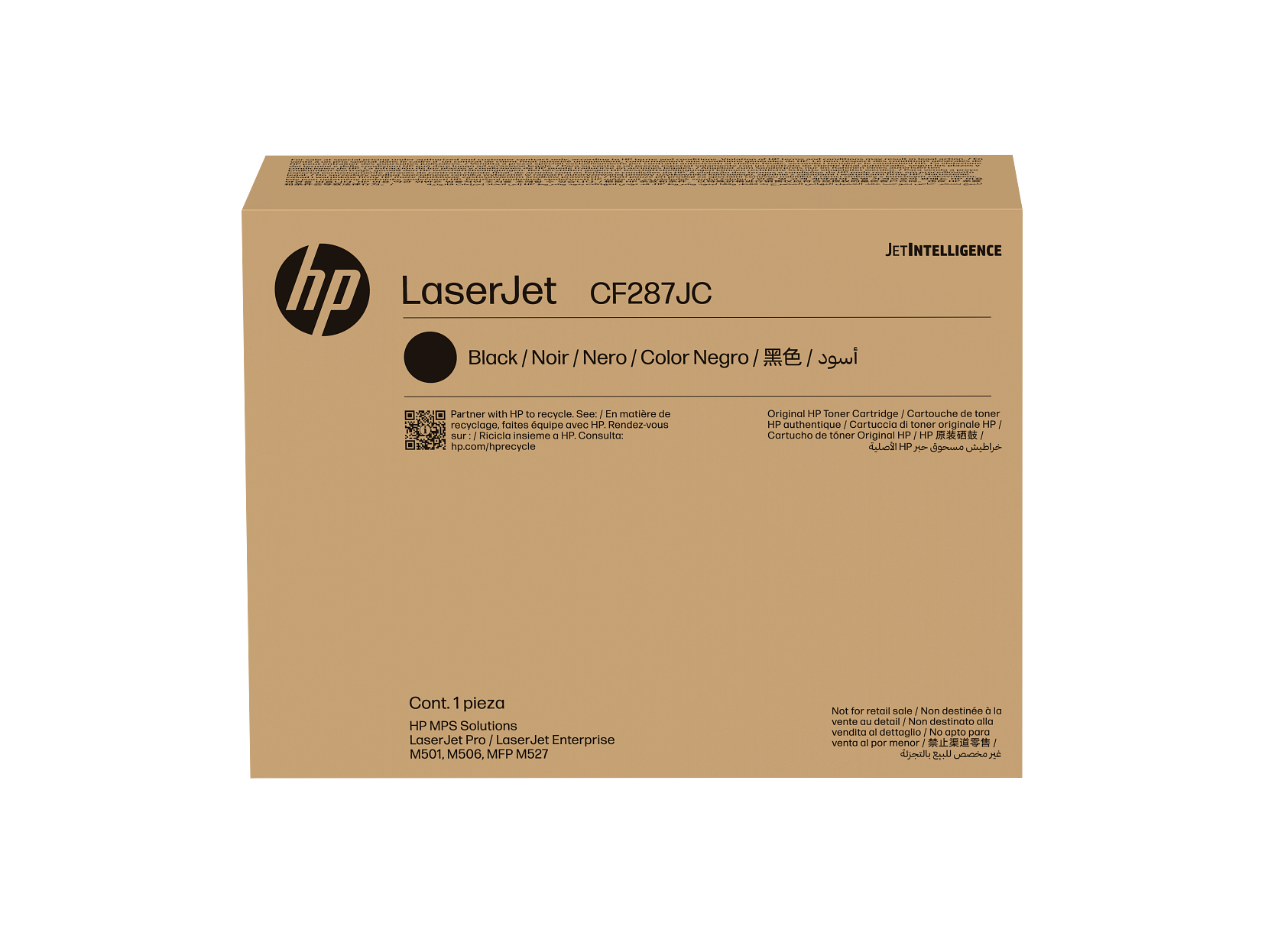 HP CF287JC Black WW  Toner Cartridge