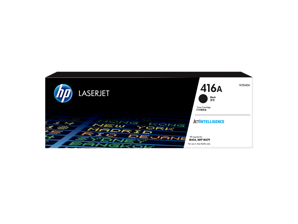 HP 416A Black Toner Cartridge W2040A W2040-00901a, APJ