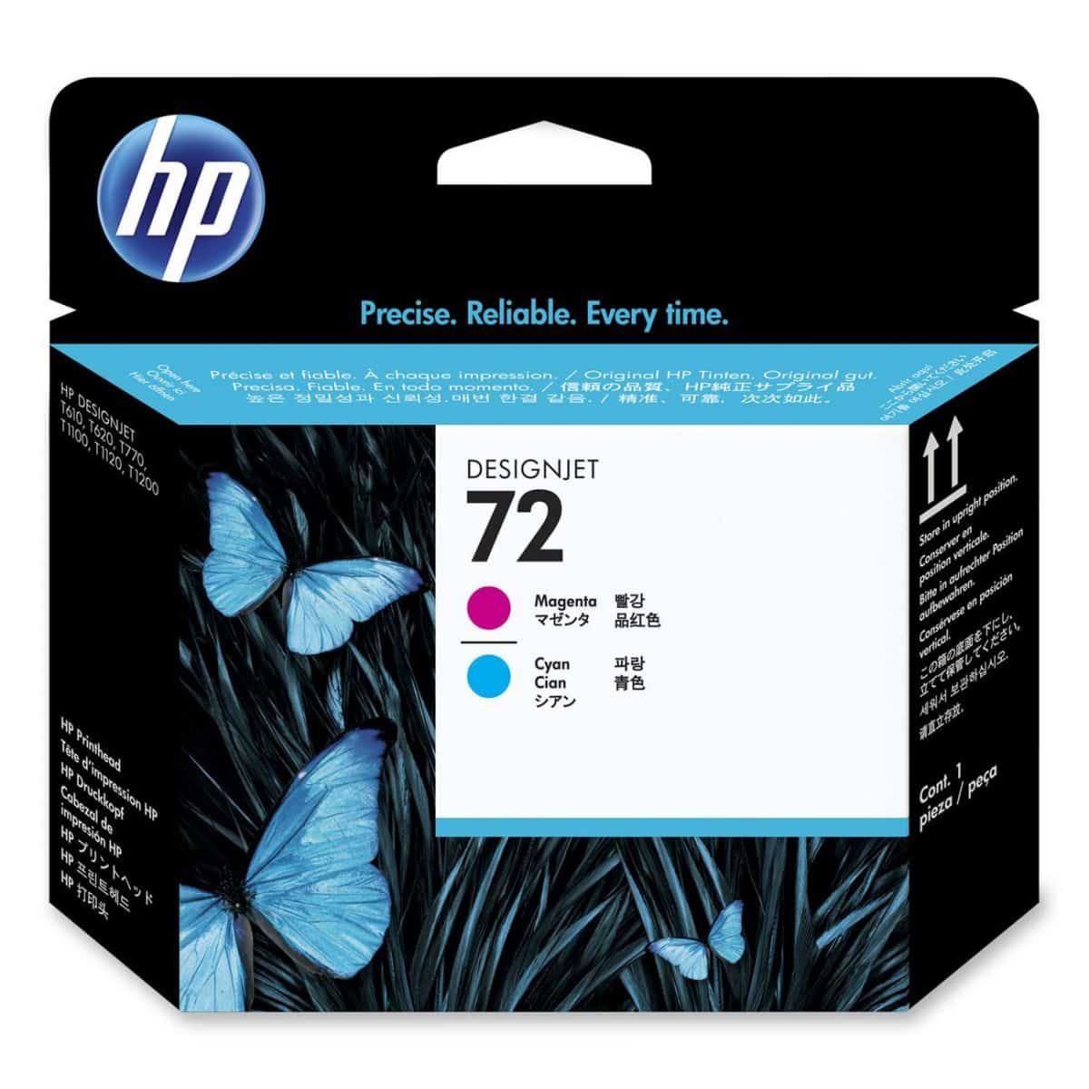 HP 72 Magenta/Cyan Printhead (C9383A)