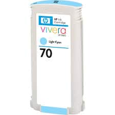 Hp 70 130-ml Ligth Cyan Ink Cartridge (C9390A)