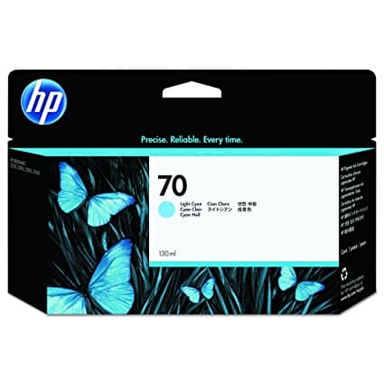 Hp 70 130-ml Ligth Cyan Ink Cartridge (C9390A)