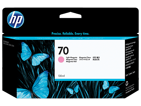 HP 70 130-ml Light Magenta Ink Cartridge (C9455A)