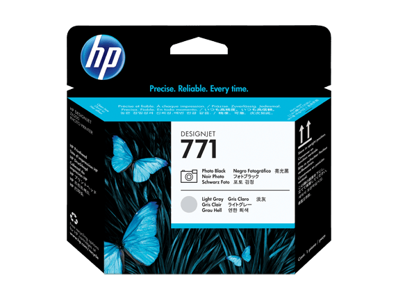 HP 771 Photo Black/Light Grey Printhead (CE020A)