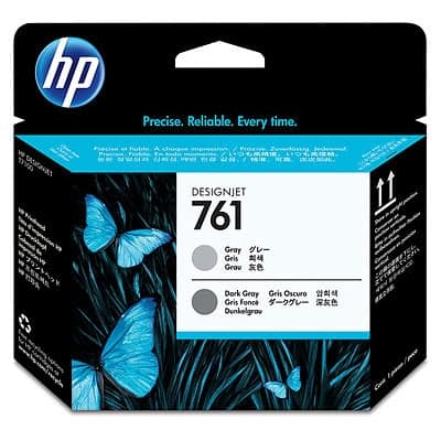 HP 761 Inkjet Grey/Dark Printhead (CH647A)