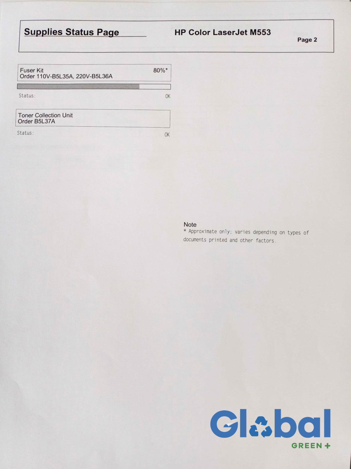 Renewed HP Color LaserJet Enterprise M553 Multifunction Printer