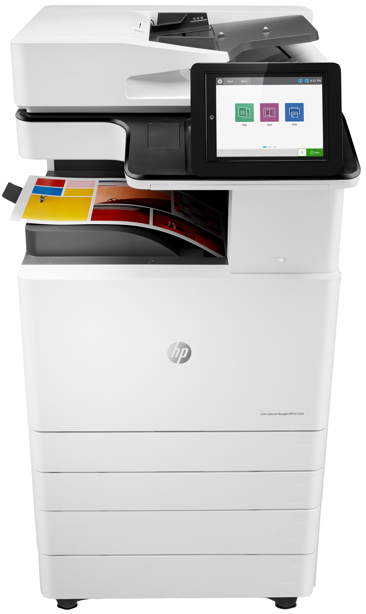 Renewed HP Color LaserJet Managed MFP E77822dn Multifunction Printer