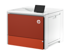 HP Color LaserJet Enterprise 5700dn Transactional CometRed Catalog VisID WhiteBG FrontLeft