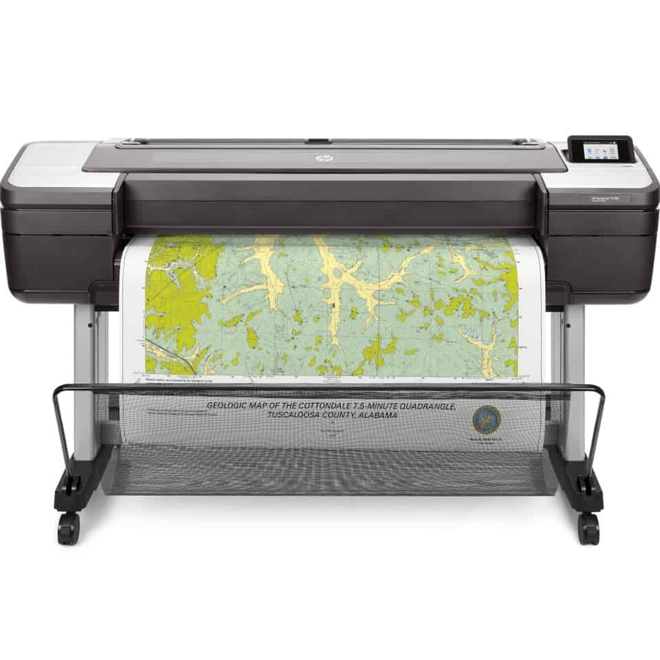 HP DesignJet T1700 Dual Roll 44-Inch PostScript Printer (1VD88A)