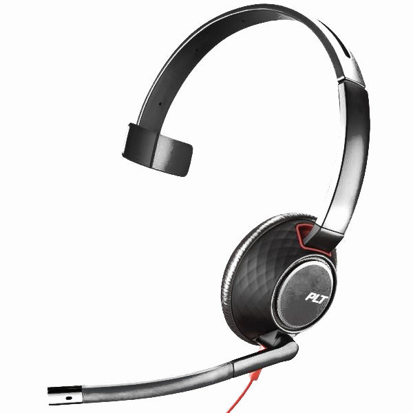 PLANTRONICS BLACKWIRE C5210 UC MONO CORDED HEADSET, 3.5MM & USB-A (207577-201)