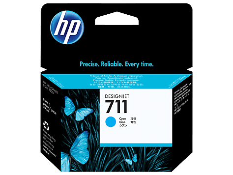HP 711 29-ml Cyan Ink Cartridge (CZ130A)