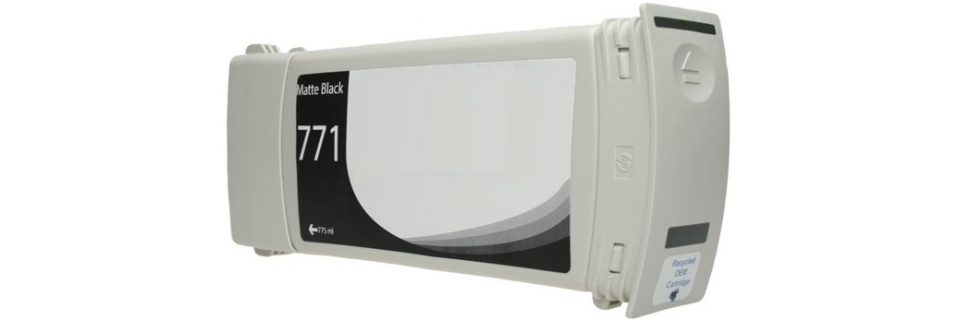 HP 771B 775-ml Matte Black Ink Cartridge (B6X99A)