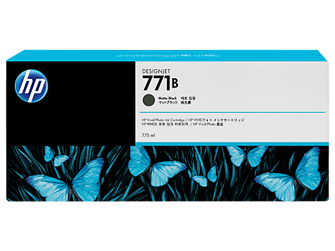 HP 771B 775-ml Matte Black Ink Cartridge (B6X99A)