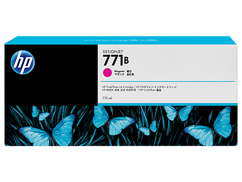 HP 771B 775-ml Magenta Ink Cartridge (B6Y01A)