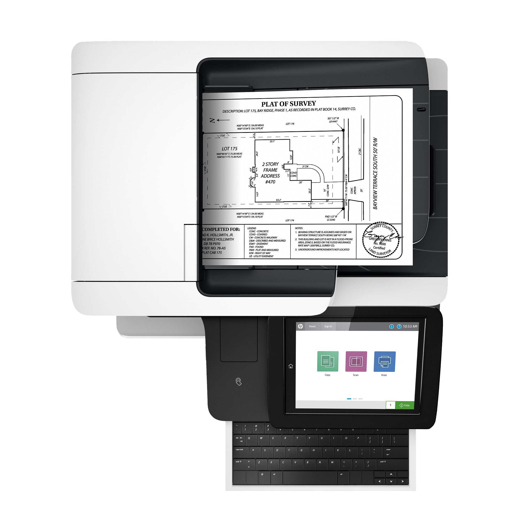 HP LaserJet Managed Flow MFP E52645c (1PS55A)