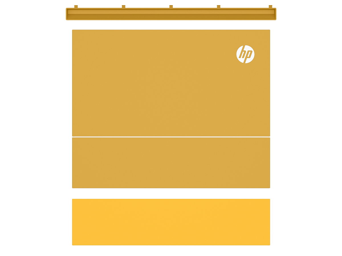 HP Color LaserJet X579 Constellation Yellow Color Panel Kit - White BG