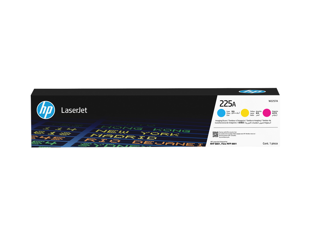 HP LaserJet 225A Cyan Yellow Magenta Imaging Drum W2257A W2257-00004a WW