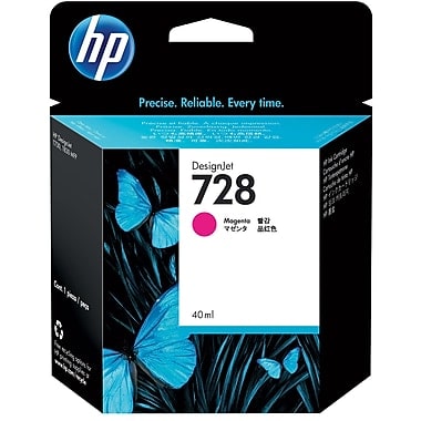 HP 728 40-ml Magenta Ink Cartridge (F9J62A)
