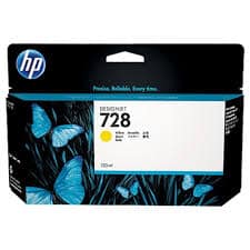 HP 728 130-ml Yellow Ink Cartridge (F9J65A)