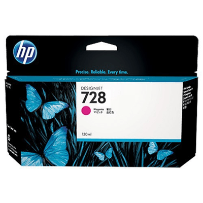 HP 728 130-ml Magenta Ink Cartridge (F9J66A)