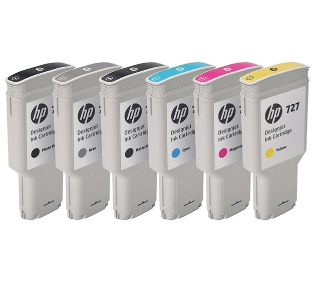 HP 727B 300-ml Grey Ink Cartridge (3WX21A)
