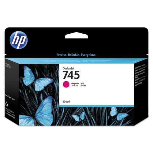HP 745 130-ml Magenta Ink Cartridge (F9J95A)