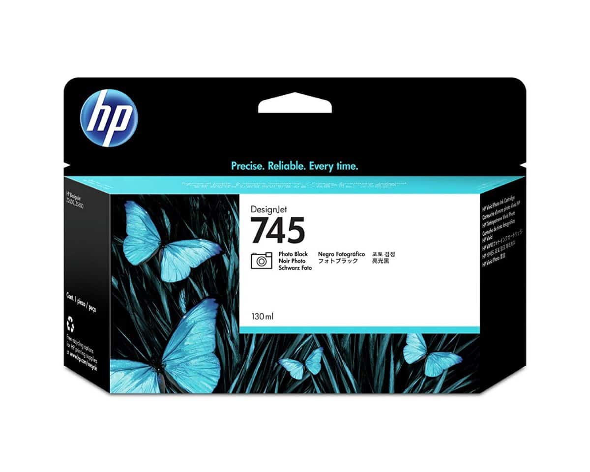 HP 745 130-ml Photo Black Ink Cartridge (F9J98A)