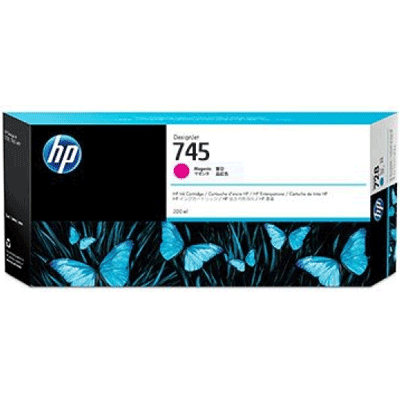 HP 745 300-ml Magenta Ink Cartridge (F9K01A)