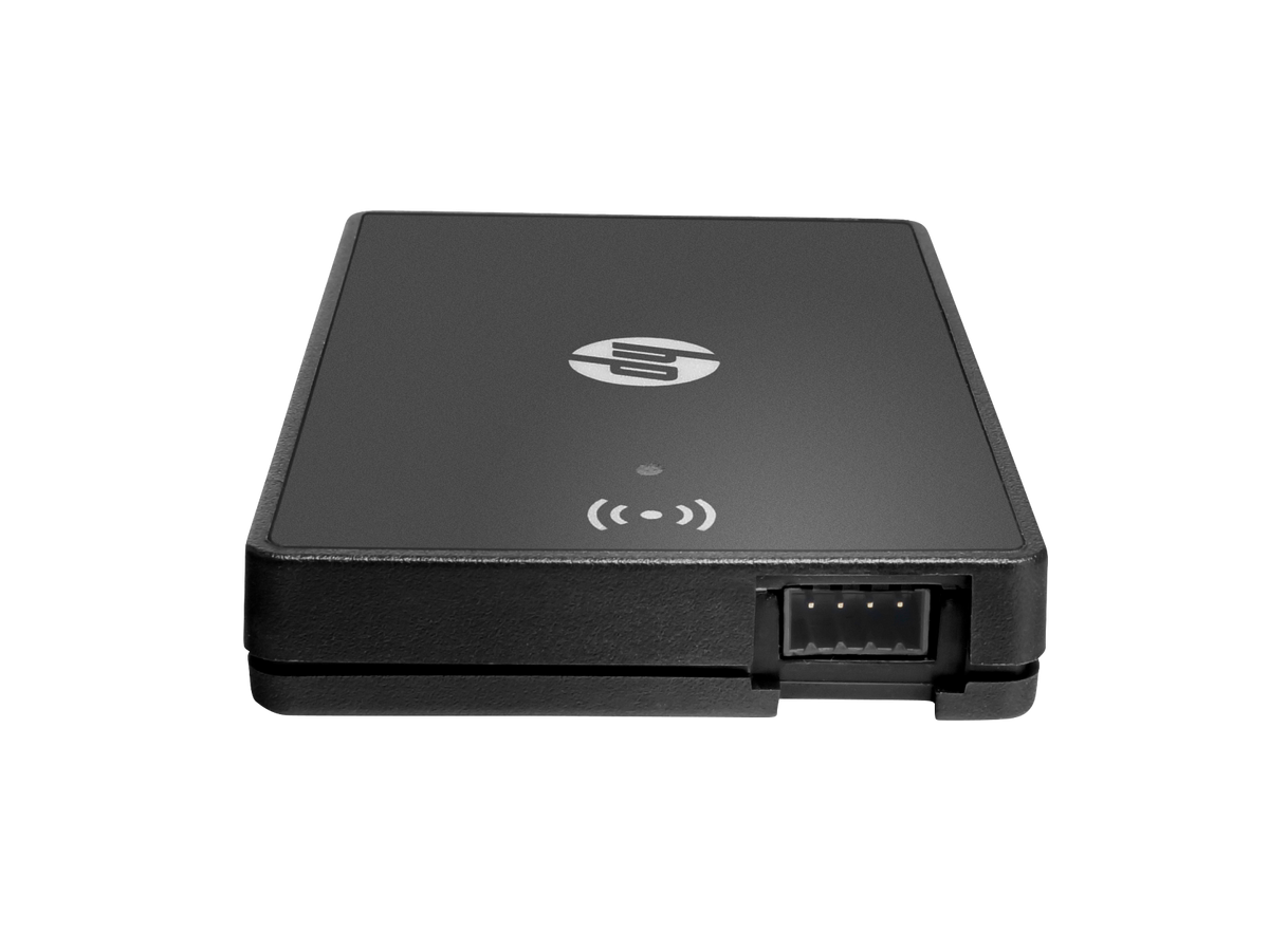 HP AC USB Proximity Reader, card reader, center view
