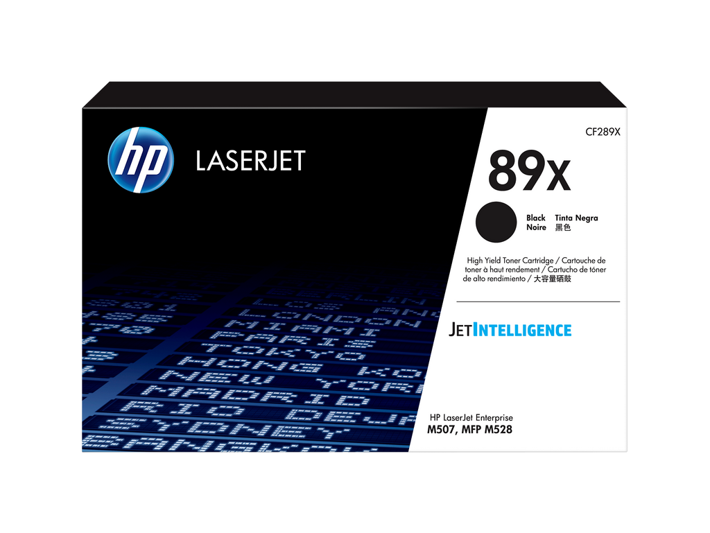 HP 89X Black Toner Cartridge CF289X CF289-00903a, USROW