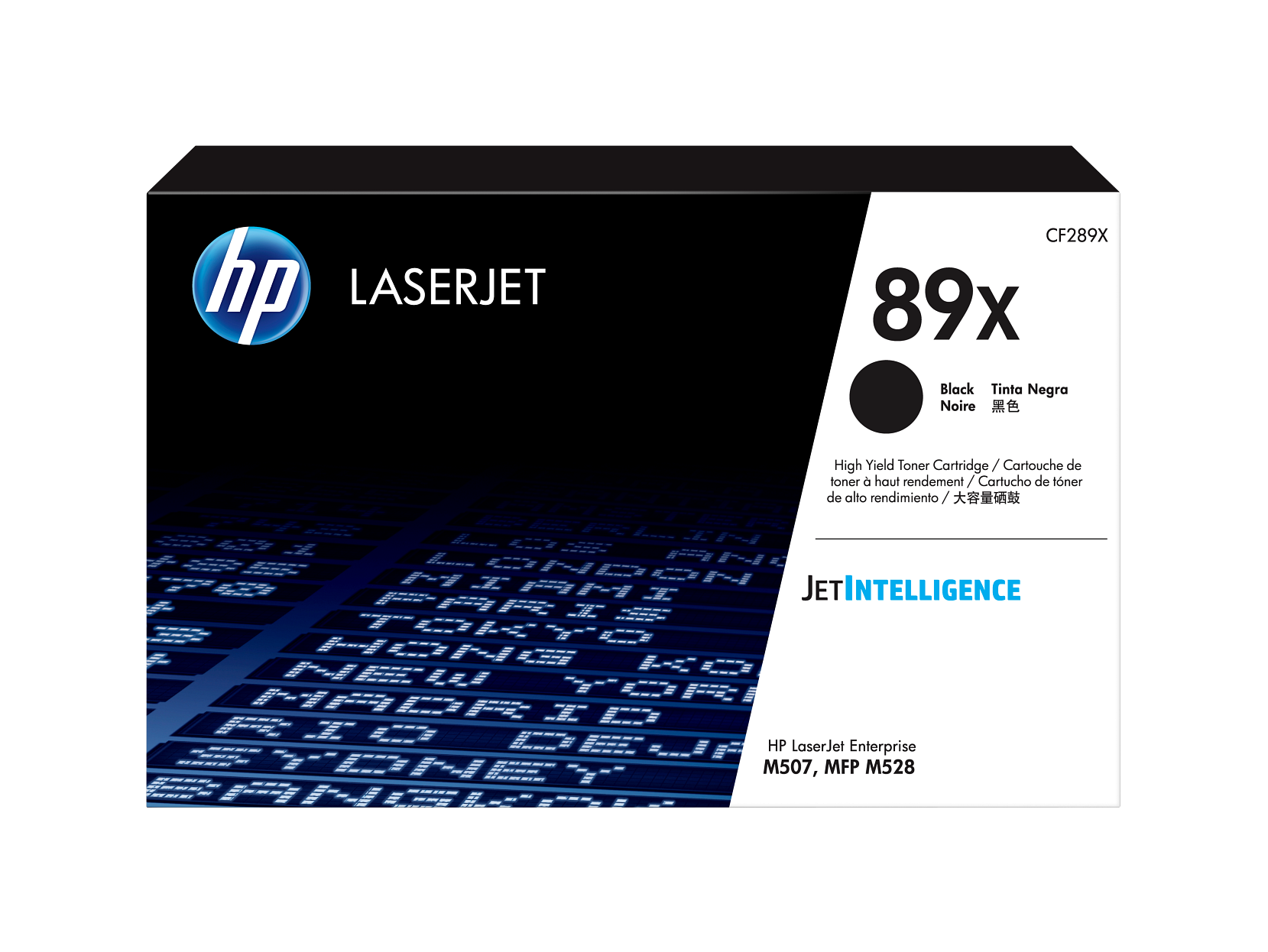 HP 89X Black Toner Cartridge CF289X CF289-00903a, USROW