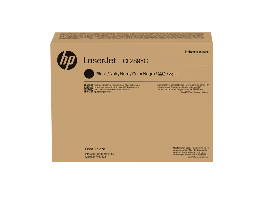 HP CF289YC Black WW  Toner Cartridge