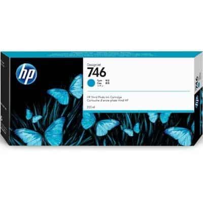HP 746B 300-ml Cyan Ink Cartridge (3WX36A)