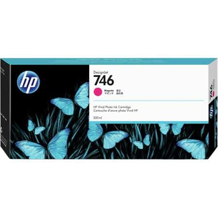 HP 746B 300-ml Magenta Ink Cartridge (3WX37A)