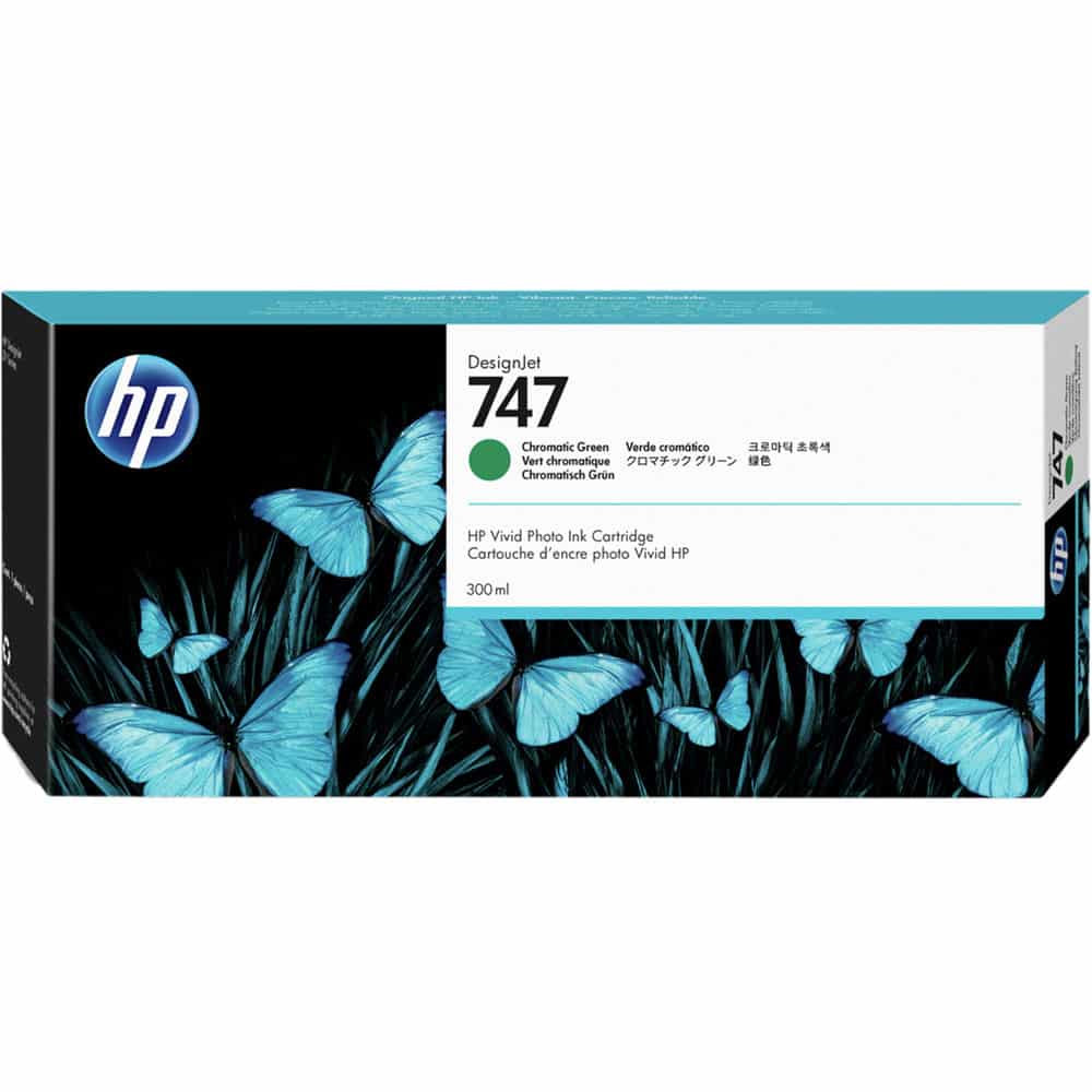 HP 747 300-ml Chromatic Green Ink Cartridge (P2V84A)