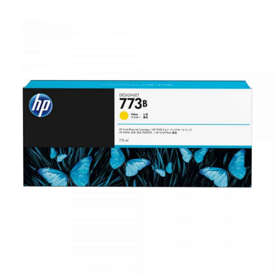HP 773B 775-ml Yellow Ink Cartridge (C1Q32A)