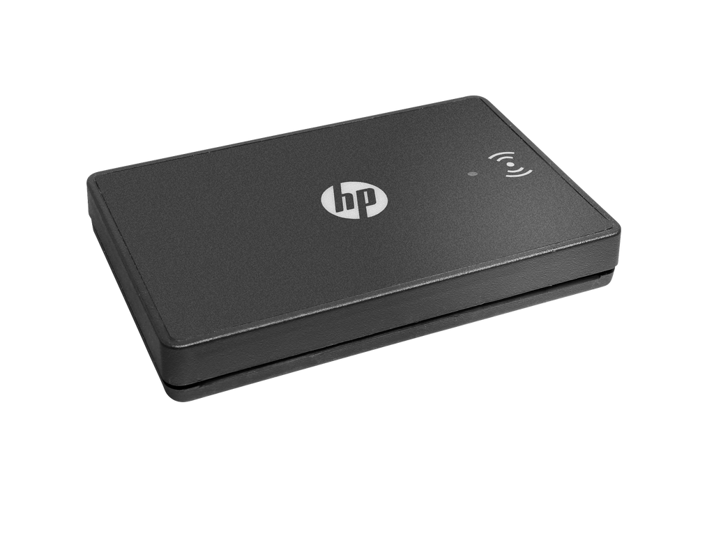 HP AC USB Proximity Reader, card reader, back right view