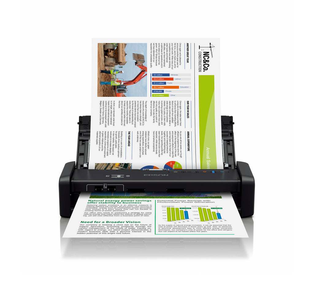 Epson WorkForce DS-360W Wireless Portable Scanner (B11B242501)