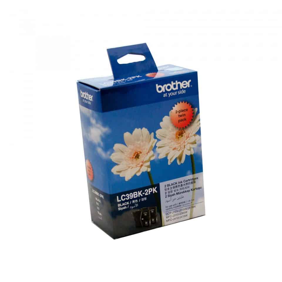 Brother LC39 Black Twin Pack