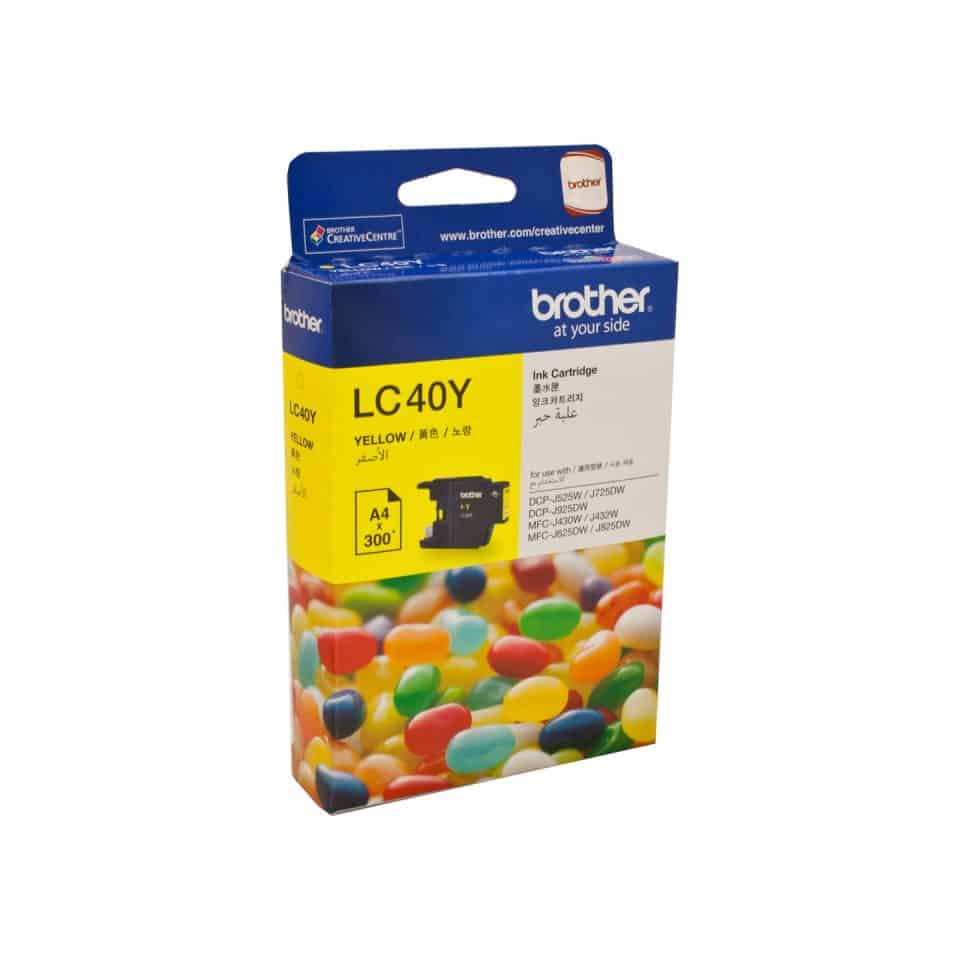 Brother LC40 Yellow Ink Cartridge