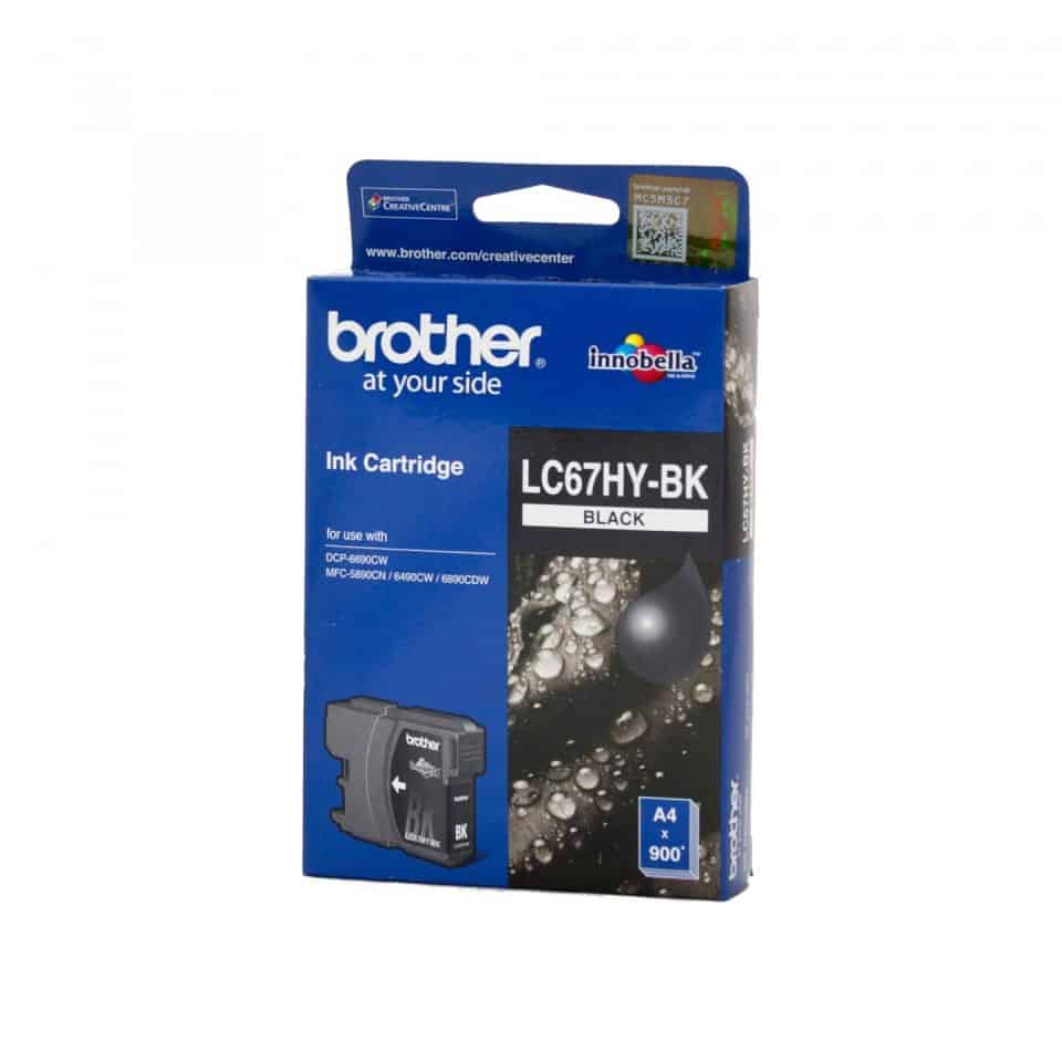 Brother LC67 Black High Yield Ink Cartridge