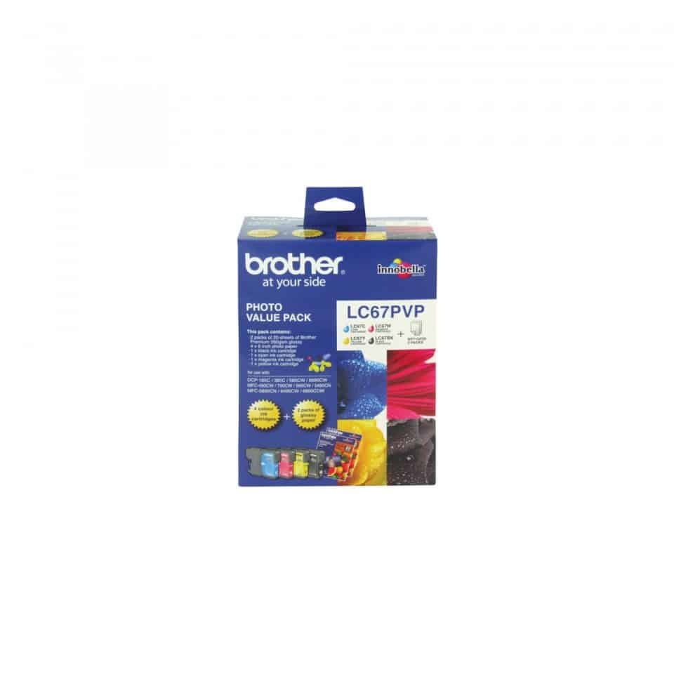Brother LC67 Photo Value Pack