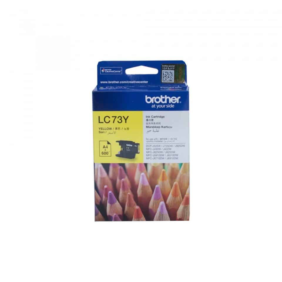 Brother LC73 Yellow Ink Cartridge