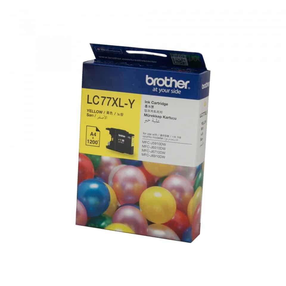Brother LC77XL Yellow Ink Cartridge