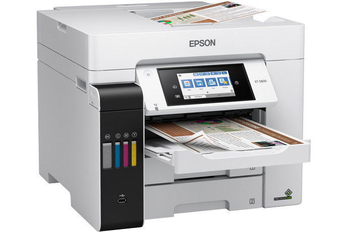 Epson EcoTank Pro ET-5800 A4 Colour Multifunction Printer (C11CJ30501)