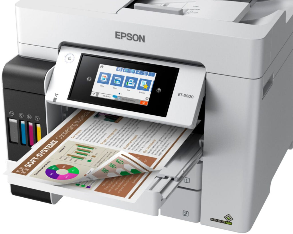 Epson EcoTank Pro ET-5800 A4 Colour Multifunction Printer (C11CJ30501)