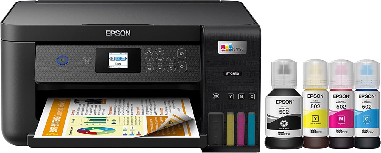 Epson EcoTank ET-2850 A4 Colour Multifunction Printer (C11CJ63501)