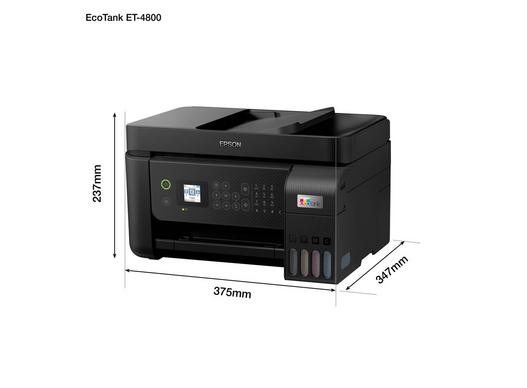 Epson EcoTank ET-4800 A4 Colour Multifunction Printer (C11CJ65501)