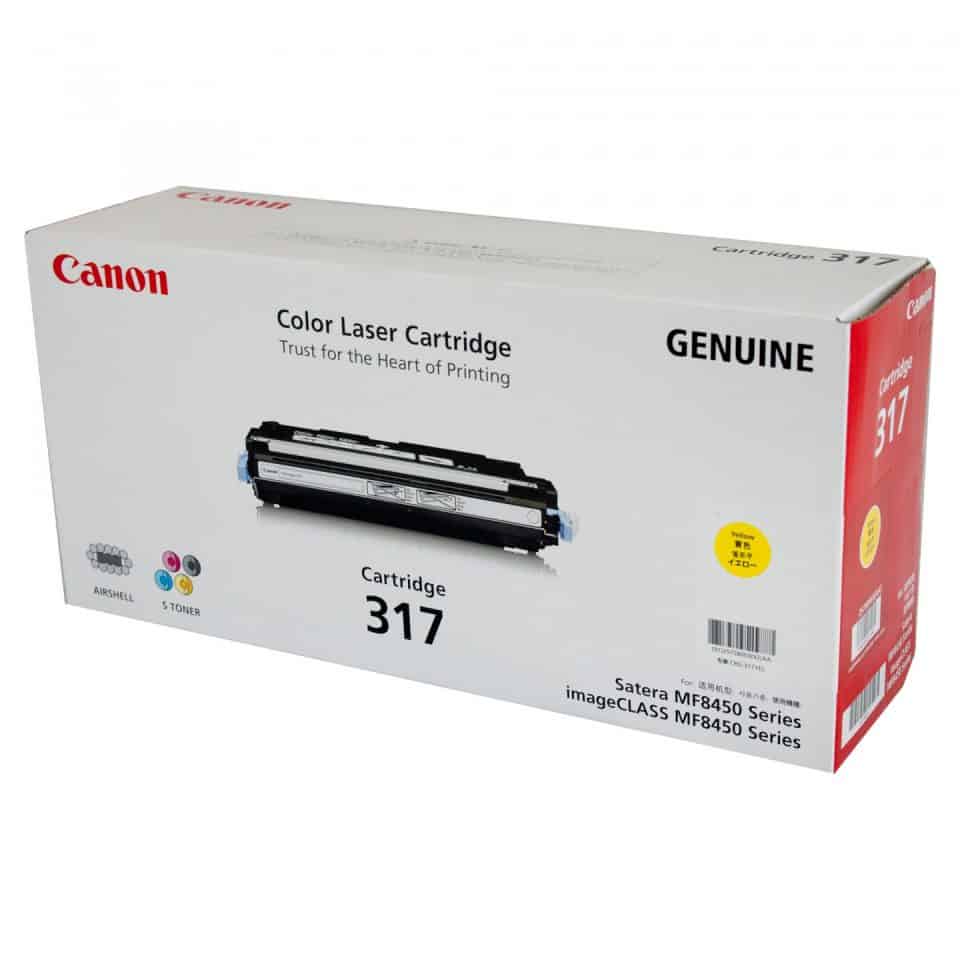 Canon CART317 Yellow Toner